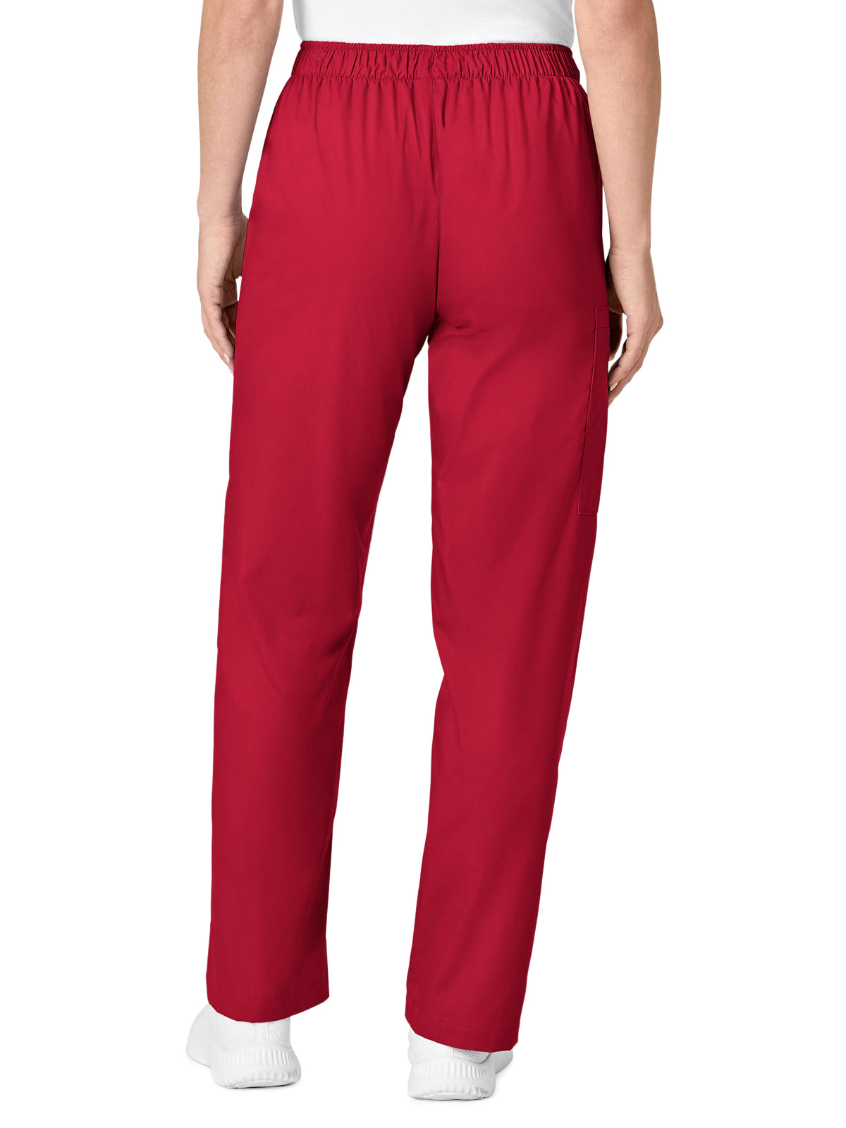 Women's Five-Pocket Pull-On Cargo Pant - 501 - Red