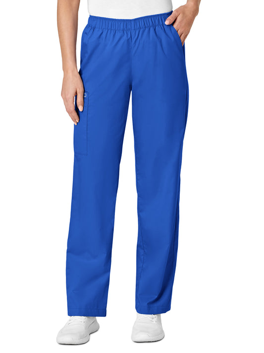 Women's Five-Pocket Pull-On Cargo Pant - 501 - Royal