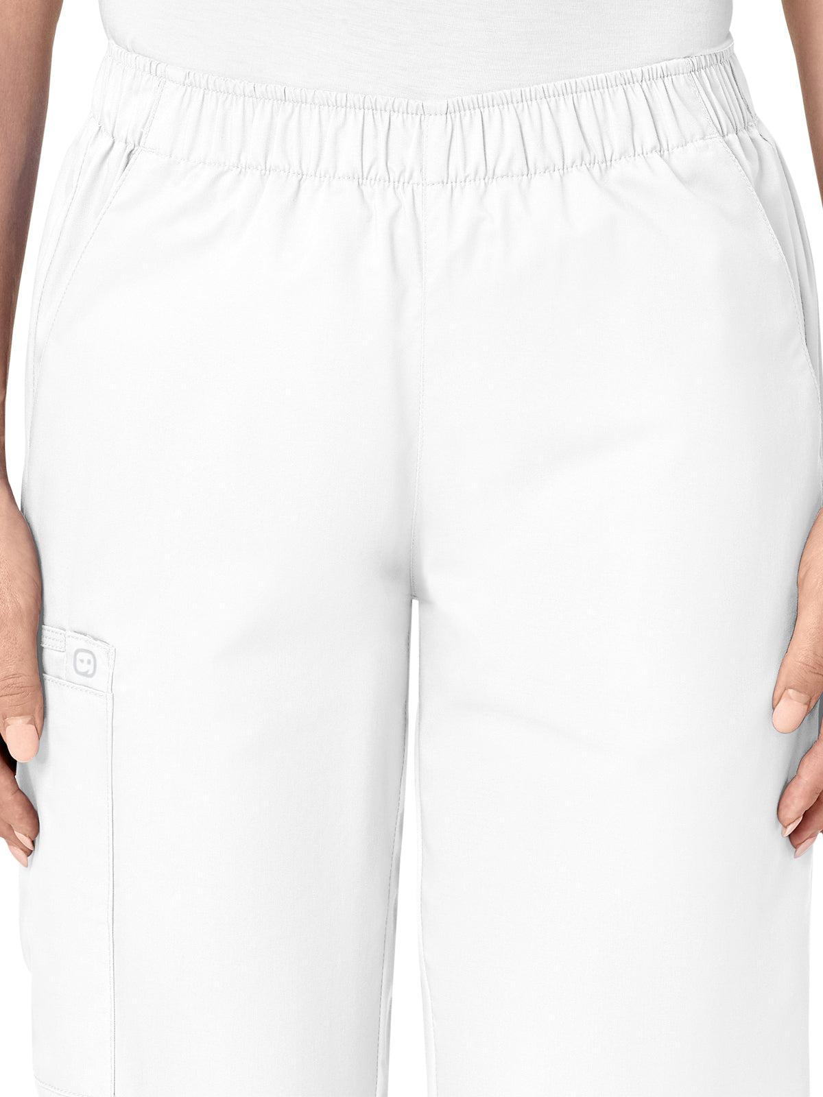 Women's Five-Pocket Pull-On Cargo Pant - 501 - White