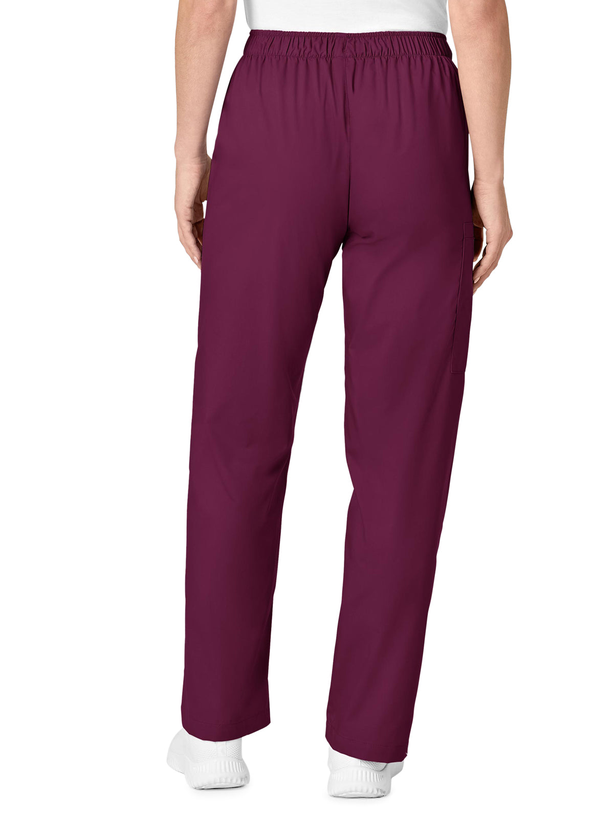 Women's Five-Pocket Pull-On Cargo Pant - 501 - Wine