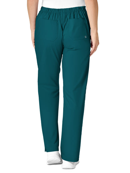 Women's Four-Pocket Flare Leg Pant - 502 - Caribbean