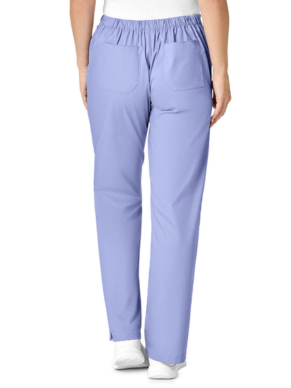 Women's Four-Pocket Flare Leg Pant - 502 - Ceil Blue