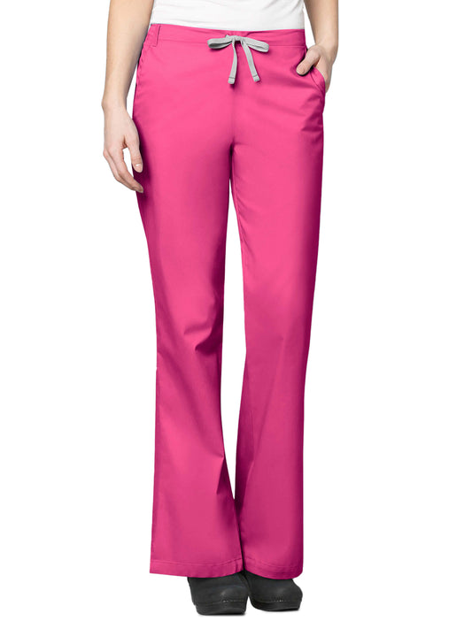 Women's Four-Pocket Flare Leg Pant - 502 - Fuchsia