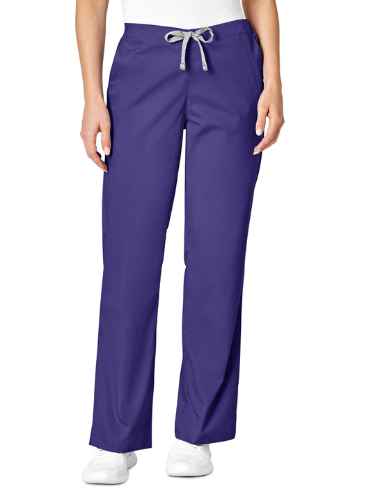 Women's Four-Pocket Flare Leg Pant - 502 - Grape