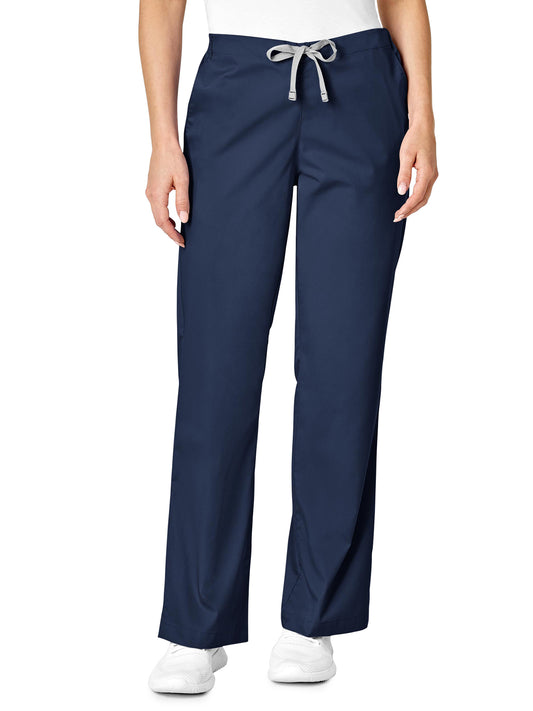 Women's Four-Pocket Flare Leg Pant - 502 - Navy