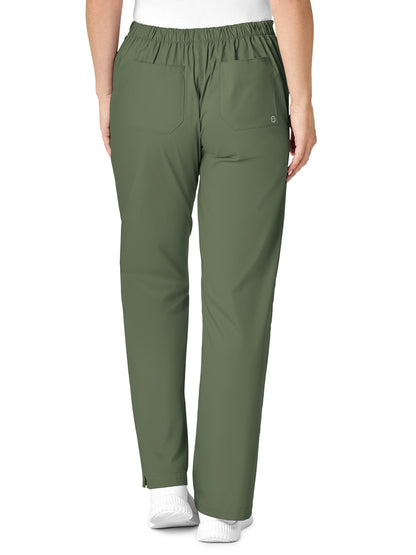 Women's Four-Pocket Flare Leg Pant - 502 - Olive