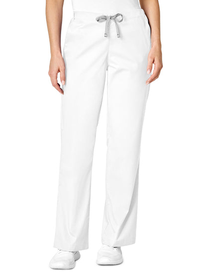 Women's Four-Pocket Flare Leg Pant - 502 - White