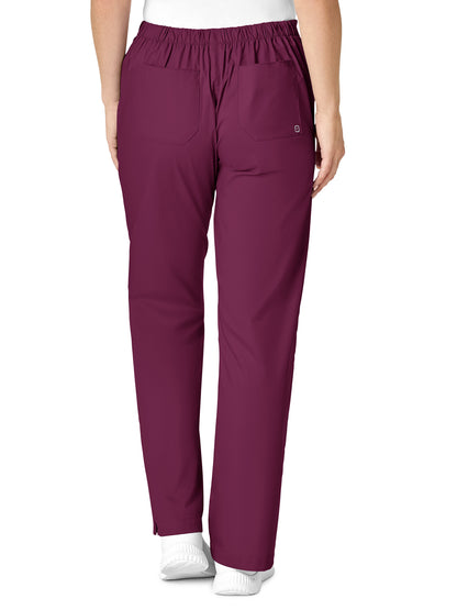 Women's Four-Pocket Flare Leg Pant - 502 - Wine