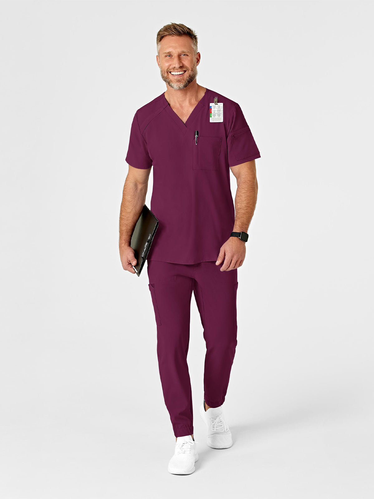 Men's Eight-Pocket Jogger Pant - 5034 - Wine