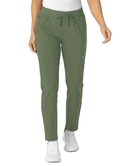 Women's Eight-Pocket Flex-N-Reach Track Pant - 5045 - Olive