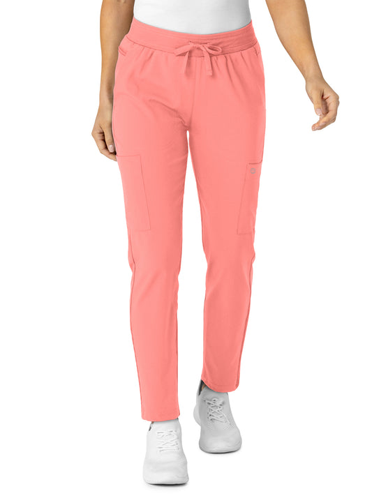Women's Eight-Pocket Flex-N-Reach Track Pant - 5045 - Paradise Pink