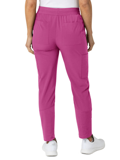 Women's Eight-Pocket Flex-N-Reach Track Pant - 5045 - Raspberry