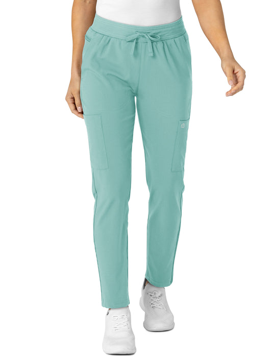 Women's Eight-Pocket Flex-N-Reach Track Pant - 5045 - Turquoise