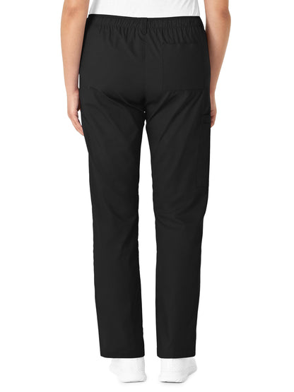 Women's Six-Pocket Straight Leg Pant - 504 - Black