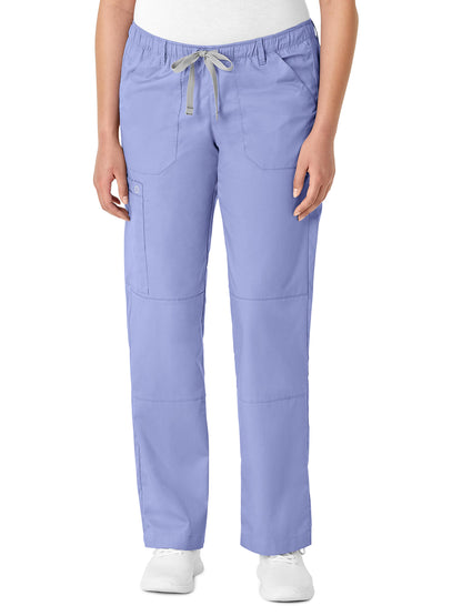 Women's Six-Pocket Straight Leg Pant - 504 - Ceil Blue