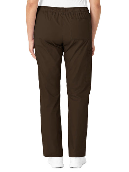 Women's Six-Pocket Straight Leg Pant - 504 - Chocolate