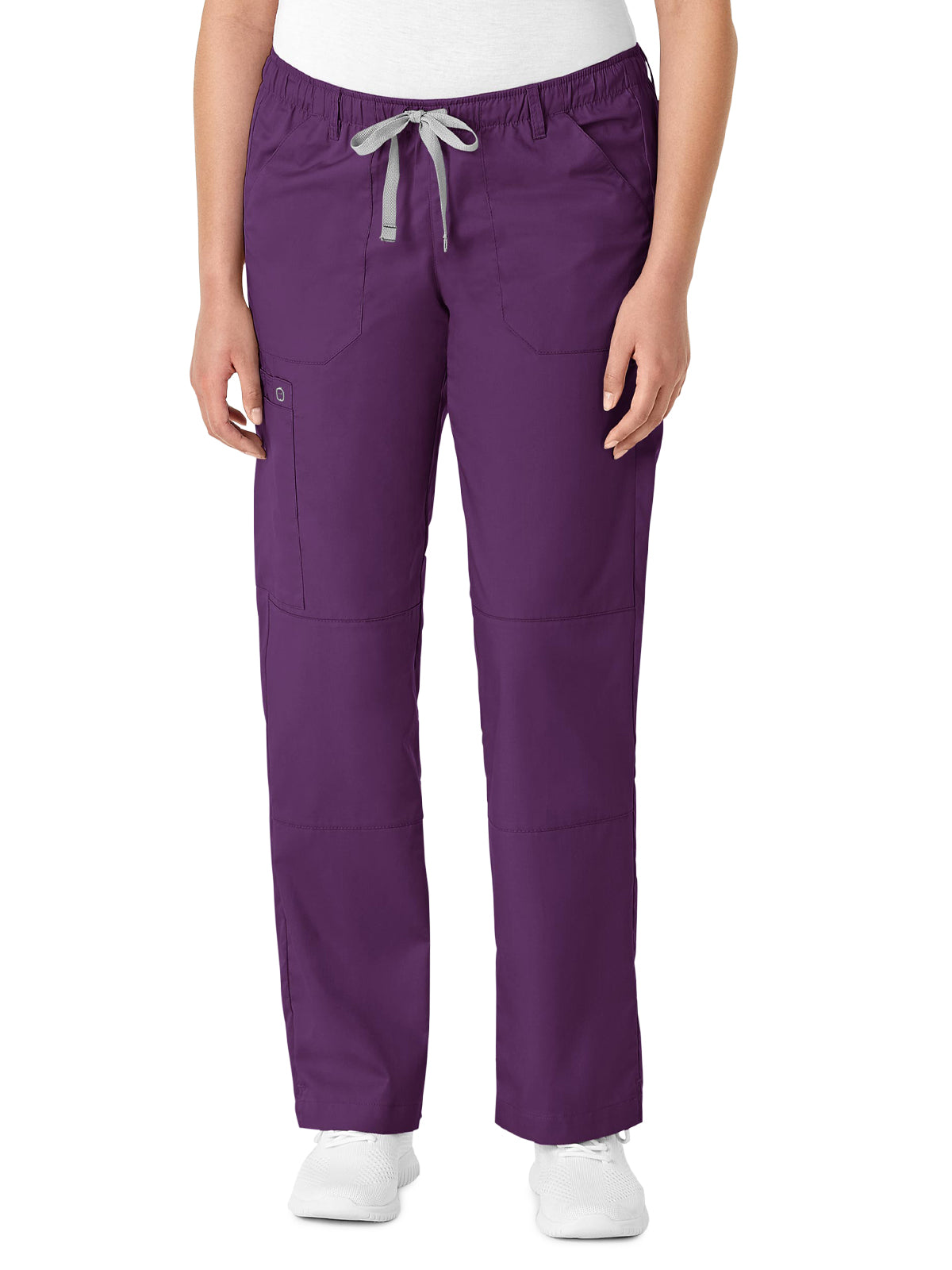 Women's Six-Pocket Straight Leg Pant - 504 - Eggplant