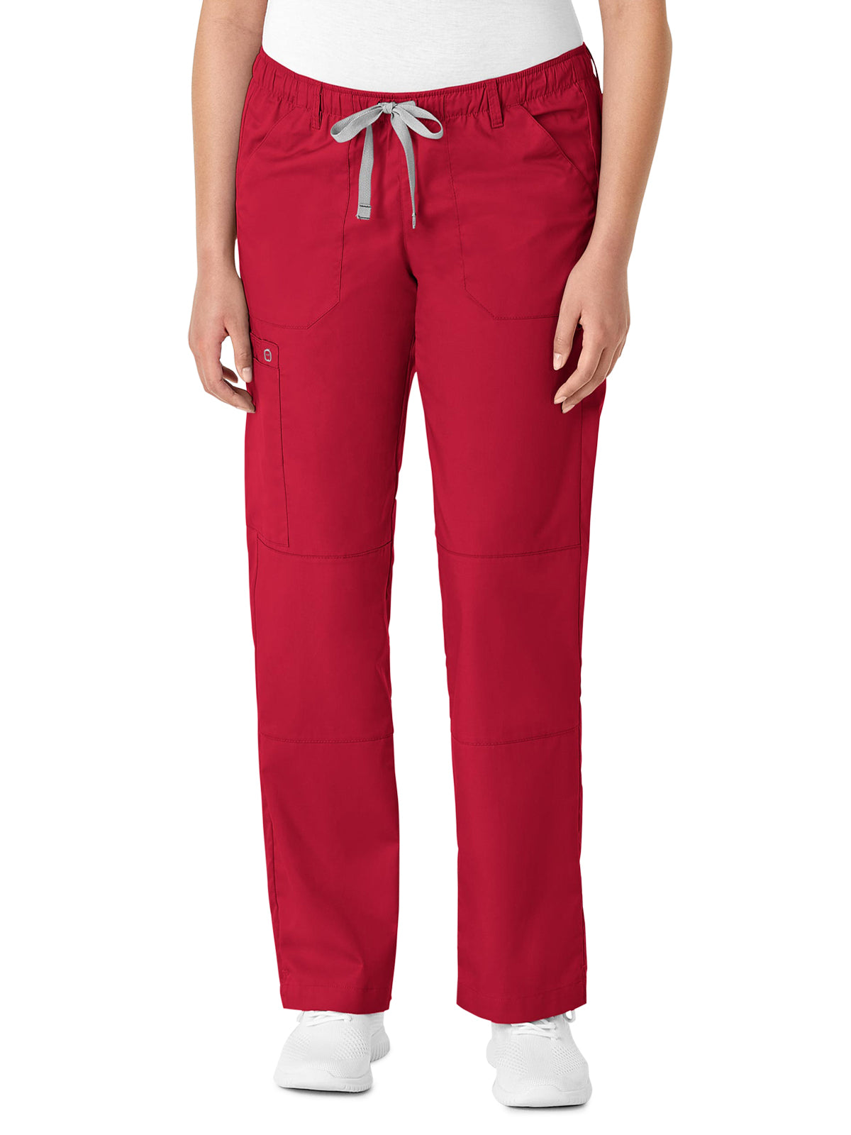 Women's Six-Pocket Straight Leg Pant - 504 - Red