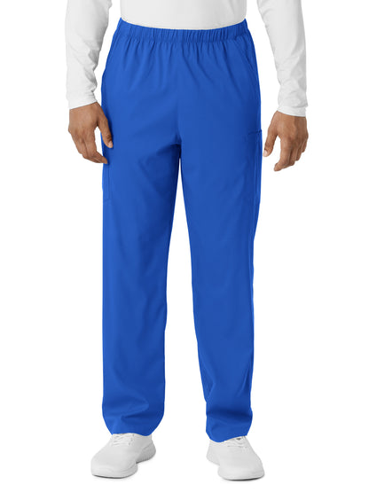 Unisex Six-Pocket Straight Leg Scrub Pant - 5051 - Royal