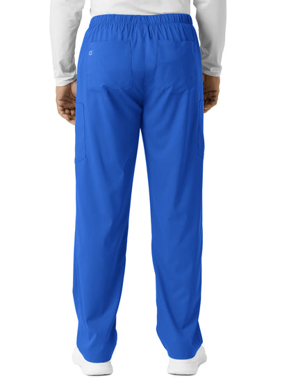 Unisex Six-Pocket Straight Leg Scrub Pant - 5051 - Royal