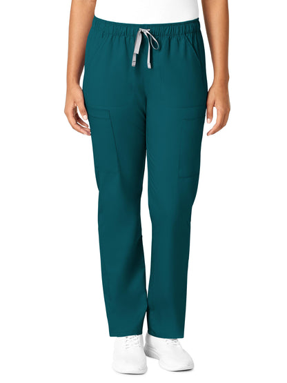 Women's Eight-Pocket Convertible Slim Leg Pant - 505 - Caribbean