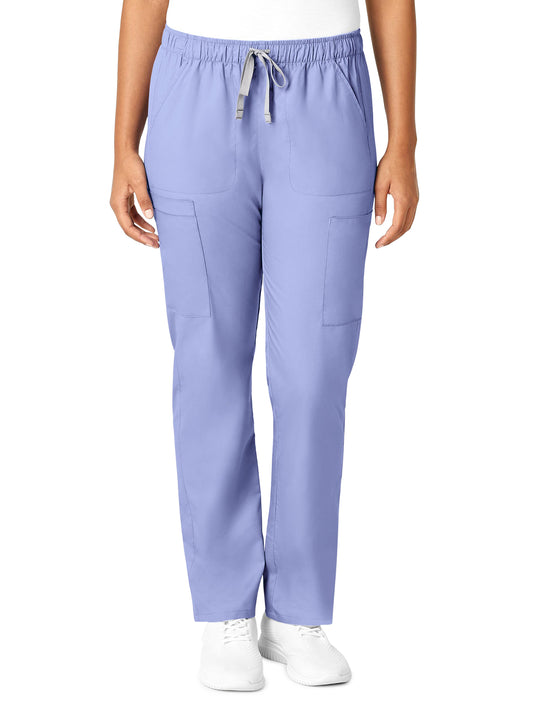 Women's Eight-Pocket Convertible Slim Leg Pant - 505 - Ceil Blue