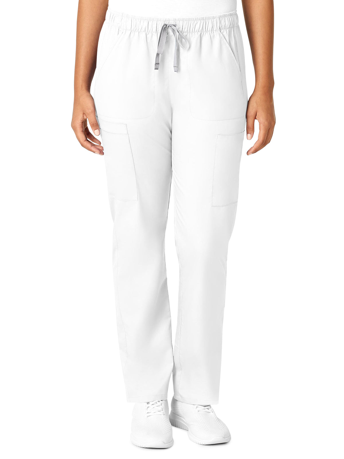 Women's Eight-Pocket Convertible Slim Leg Pant - 505 - White