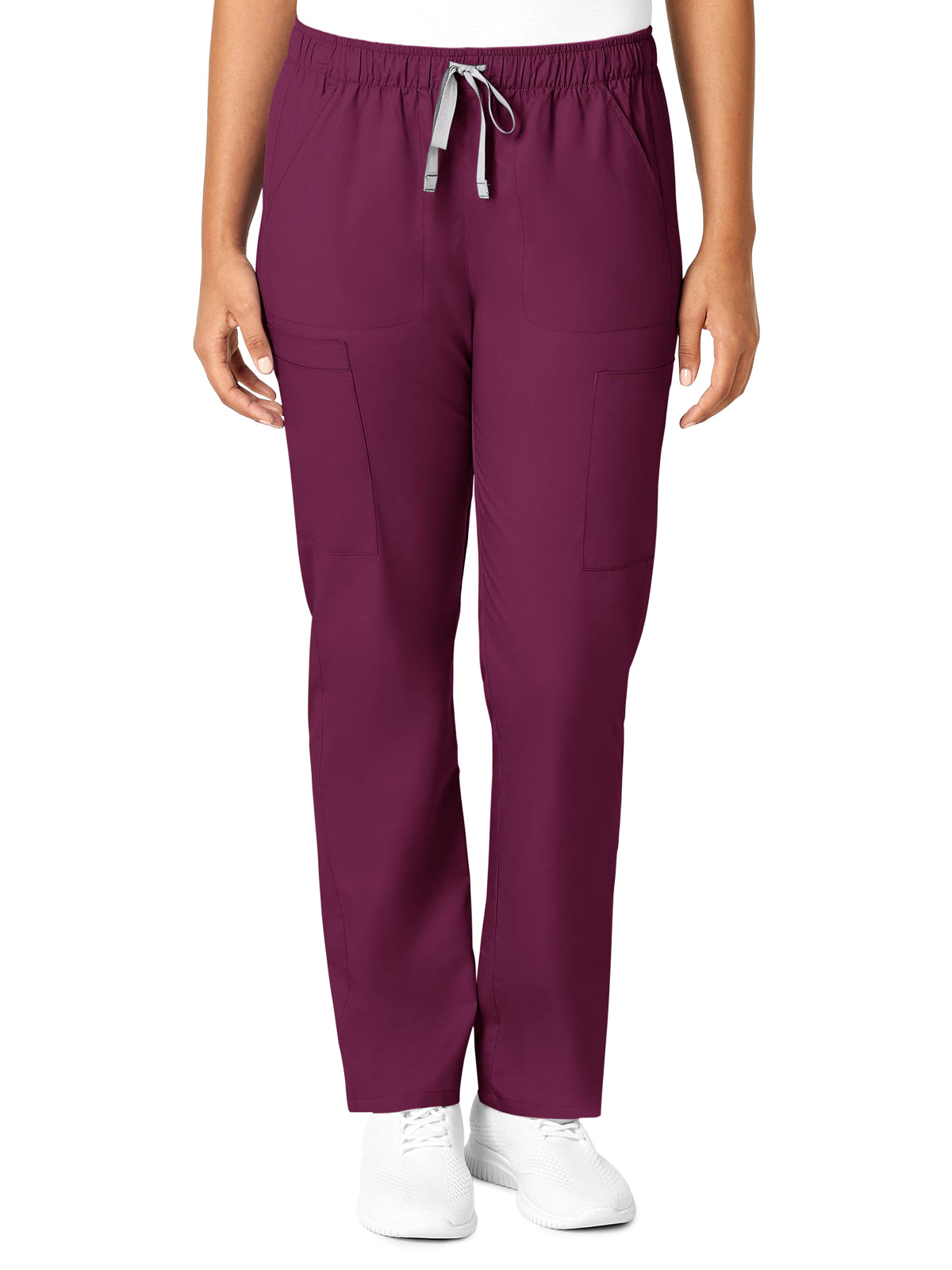 Women's Eight-Pocket Convertible Slim Leg Pant - 505 - Wine