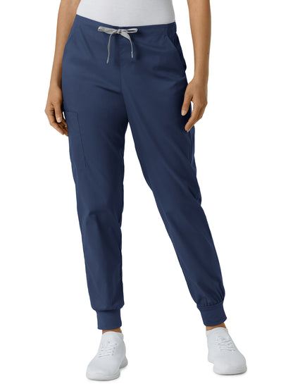 Women's Six-Pocket Cargo Jogger Scrub Pant - 506 - Navy