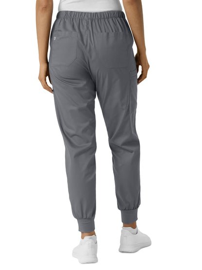 Women's Six-Pocket Cargo Jogger Scrub Pant - 506 - Pewter