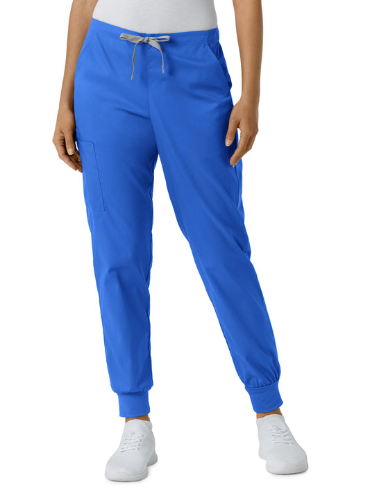 Women's Six-Pocket Cargo Jogger Scrub Pant - 506 - Royal