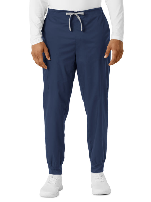 Men's Six-Pocket Cargo Jogger Scrub Pant - 507 - Navy