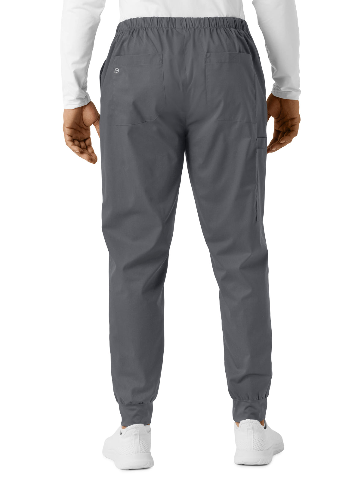 Men's Six-Pocket Cargo Jogger Scrub Pant - 507 - Pewter