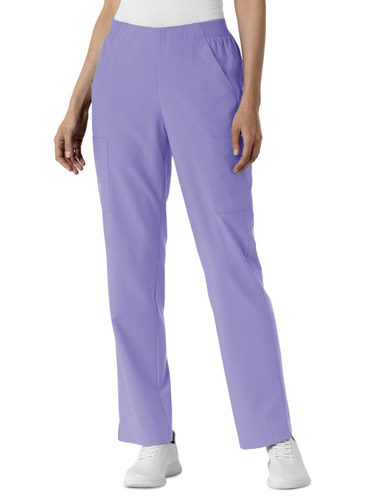 Women's Six-Pocket Cargo Utility Scrub Pant - 5145 - Iris Purple