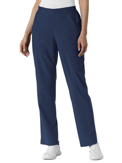 Women's Six-Pocket Cargo Utility Scrub Pant - 5145 - Navy