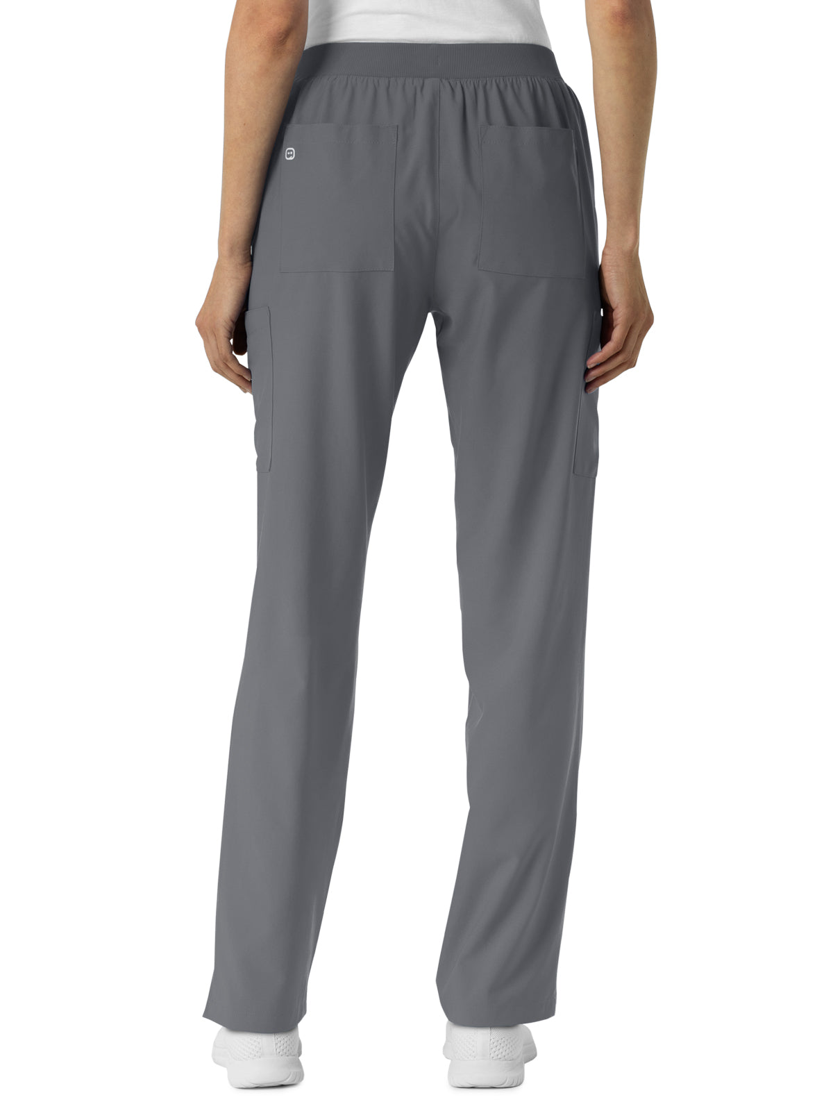 Women's Six-Pocket Cargo Utility Scrub Pant - 5145 - Pewter