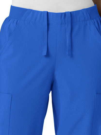 Women's Six-Pocket Cargo Utility Scrub Pant - 5145 - Royal