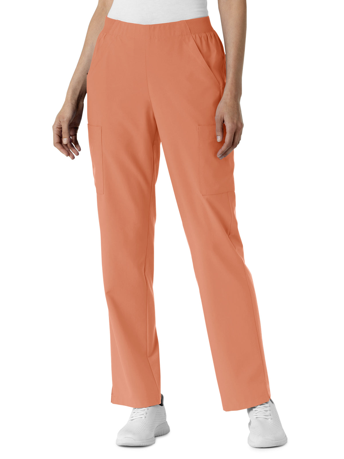 Women's Six-Pocket Cargo Utility Scrub Pant - 5145 - Terra Cotta