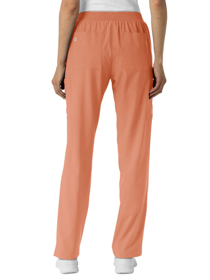 Women's Six-Pocket Cargo Utility Scrub Pant - 5145 - Terra Cotta