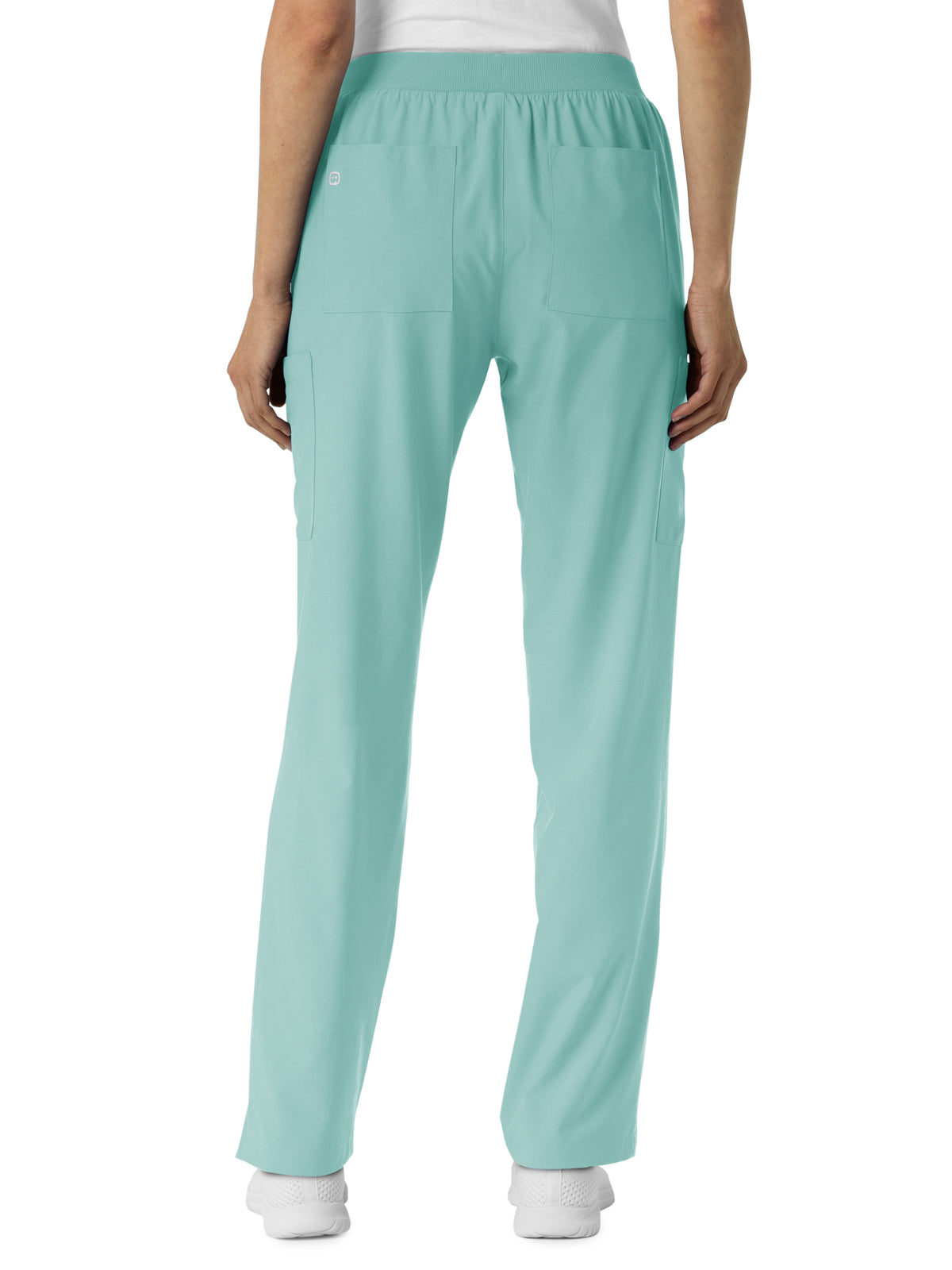 Women's Six-Pocket Cargo Utility Scrub Pant - 5145 - Turquoise