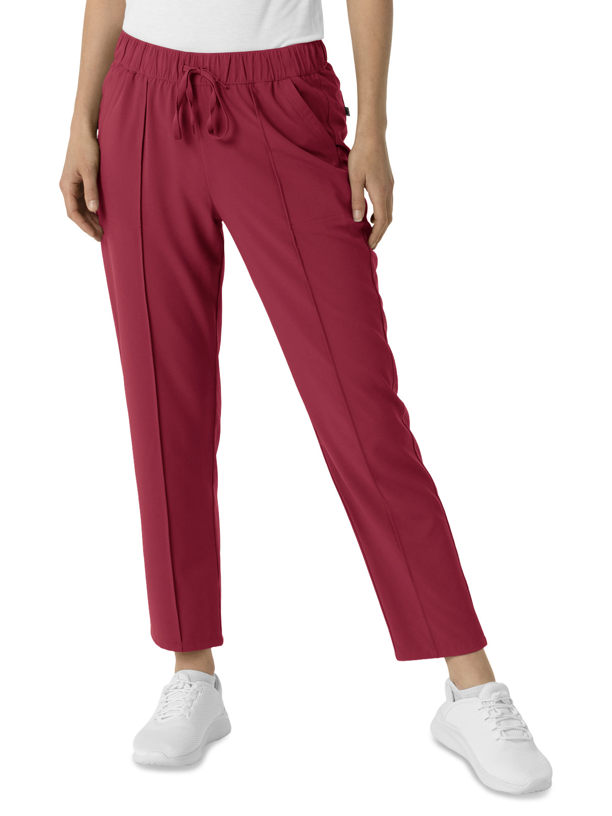 Women's  Four-Pocket Tapered Ankle Scrub Pant - 5154 - Ruby
