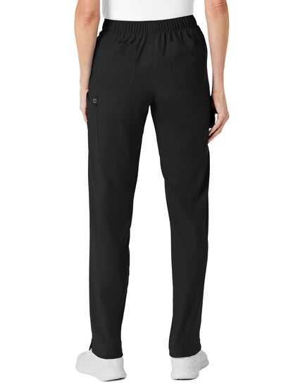 Women's Eight-Pocket Flat-Front Cargo Pant - 5155 - Black