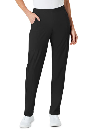 Women's Eight-Pocket Flat-Front Cargo Pant - 5155 - Black