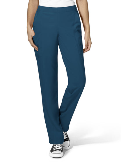 Women's Eight-Pocket Flat-Front Cargo Pant - 5155 - Caribbean