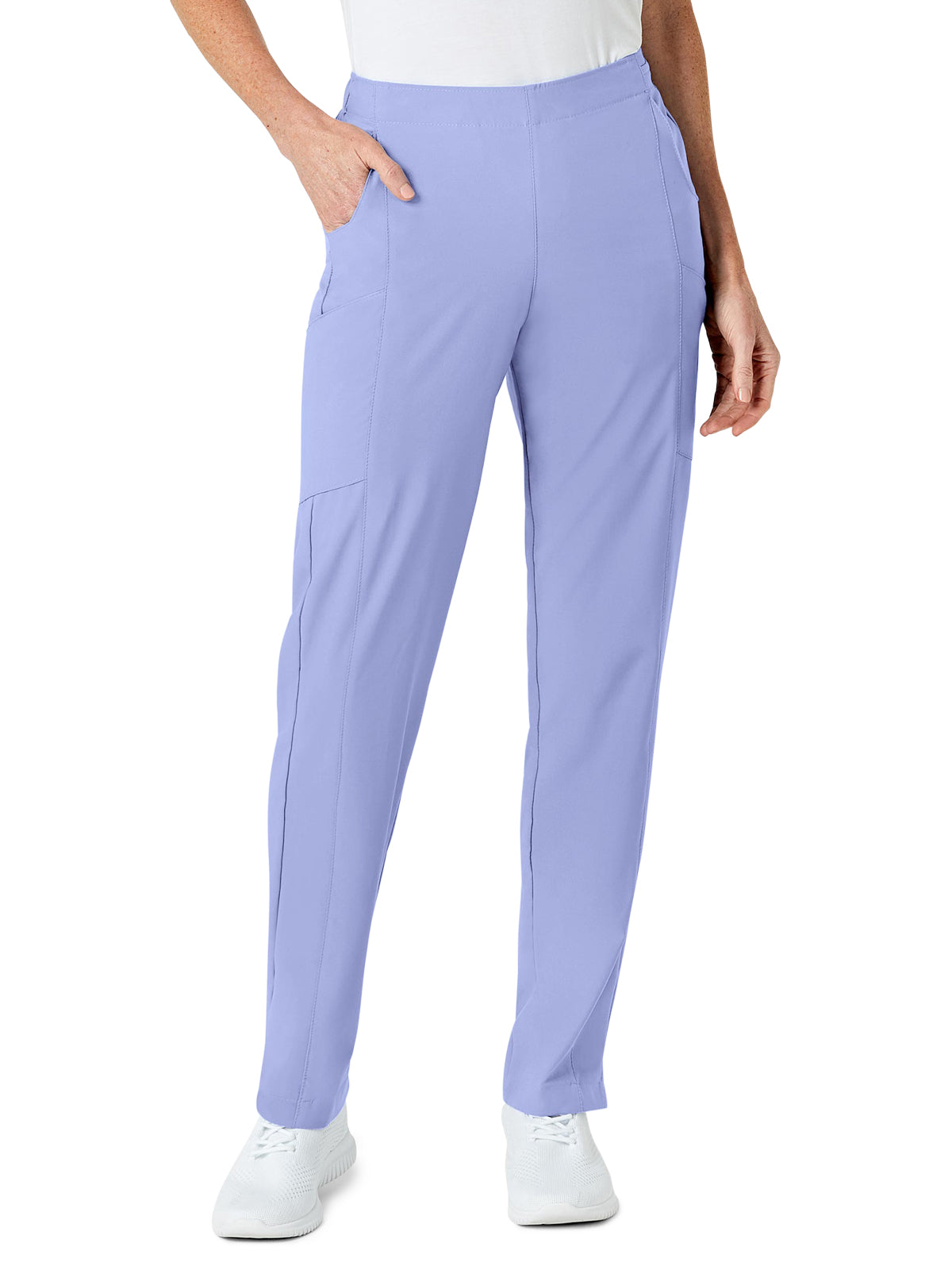 Women's Eight-Pocket Flat-Front Cargo Pant - 5155 - Ceil Blue