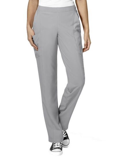 Women's Eight-Pocket Flat-Front Cargo Pant - 5155 - Grey