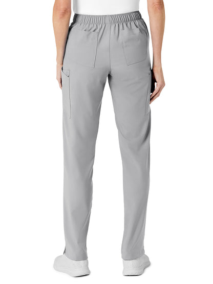 Women's Eight-Pocket Flat-Front Cargo Pant - 5155 - Grey