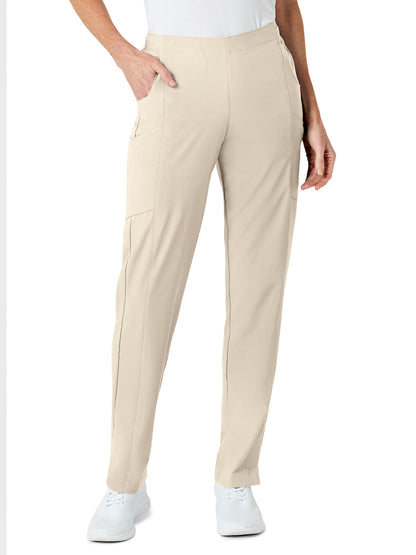 Women's Eight-Pocket Flat-Front Cargo Pant - 5155 - Khaki