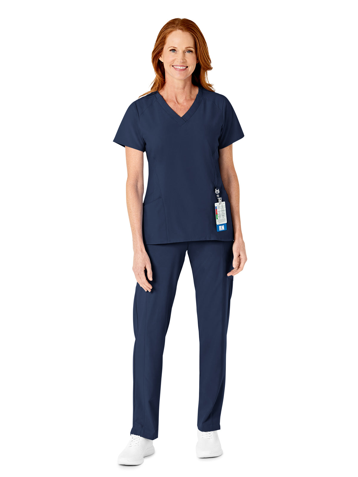 Women's Eight-Pocket Flat-Front Cargo Pant - 5155 - Navy