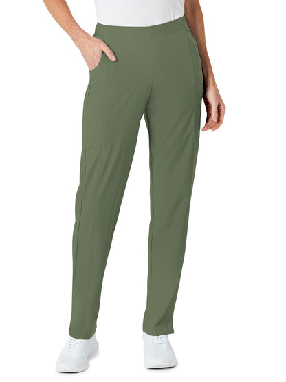 Women's Eight-Pocket Flat-Front Cargo Pant - 5155 - Olive